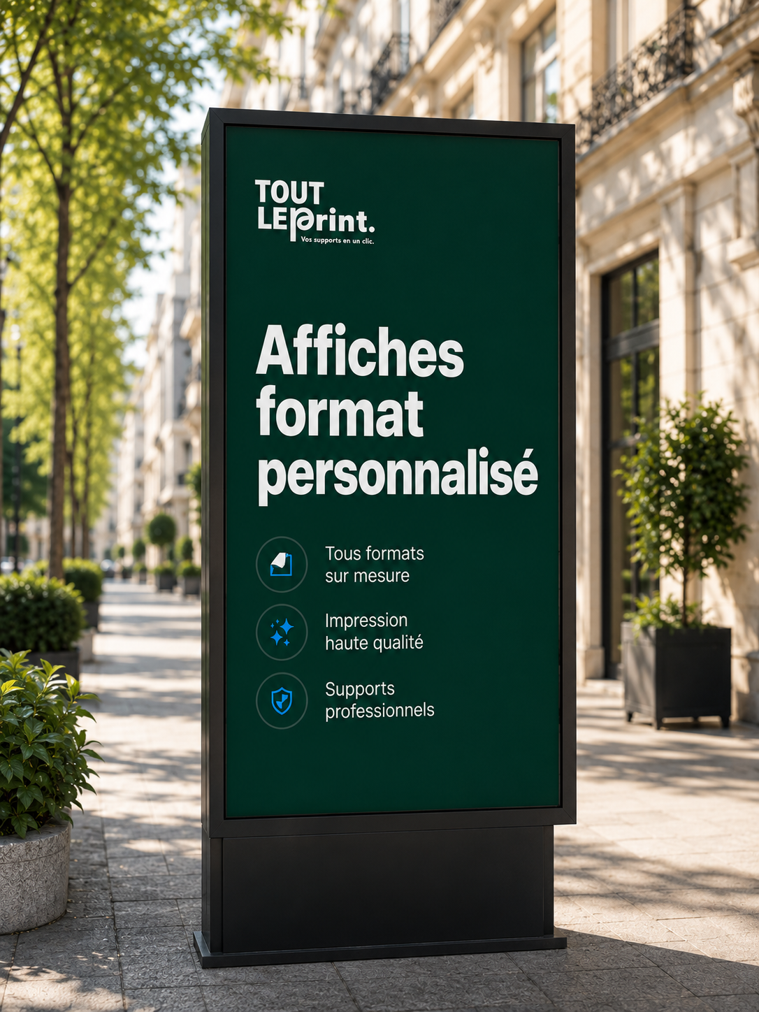 Affiches format personnalisé